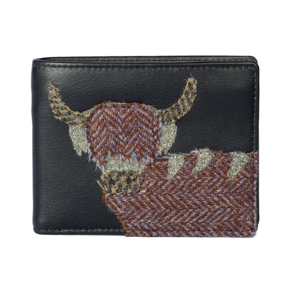 Mala Leather Angus the Cow Wallet - RFID