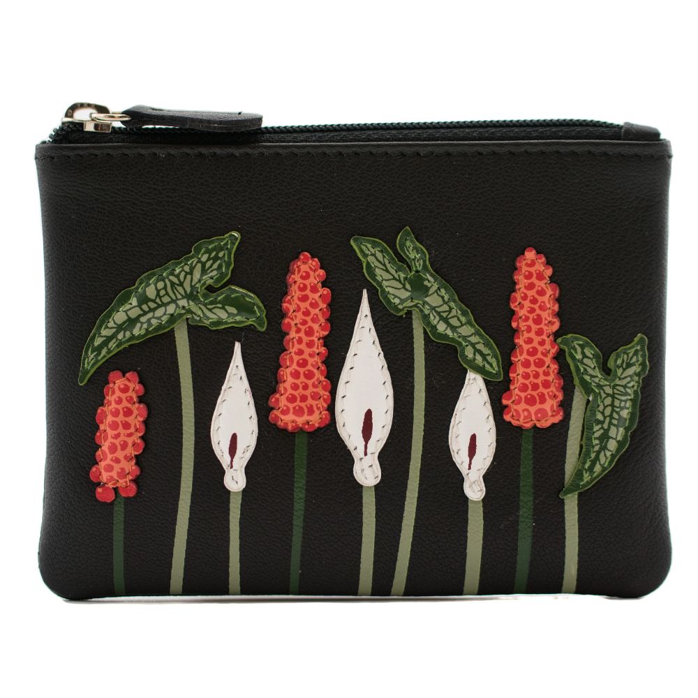 Mala Leather Aurora Coin Purse - Black