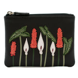 Mala Leather Aurora Coin Purse - Black