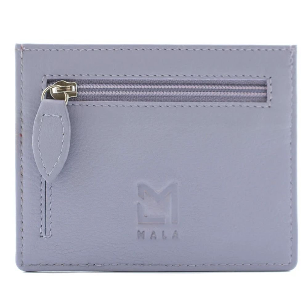 Mala Leather Bella Slim Card Holder with Coin Pocket - Old Railway Line Garden Centre