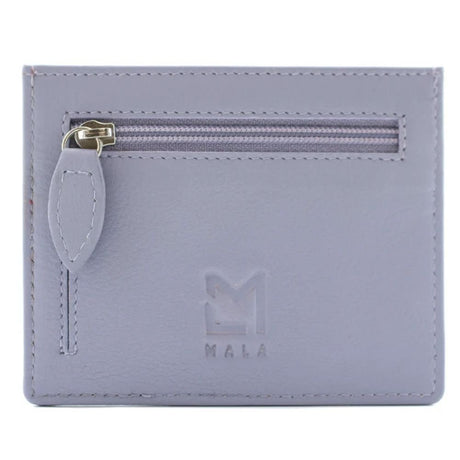 Mala Leather Bella Slim Card Holder with Coin Pocket - Old Railway Line Garden Centre