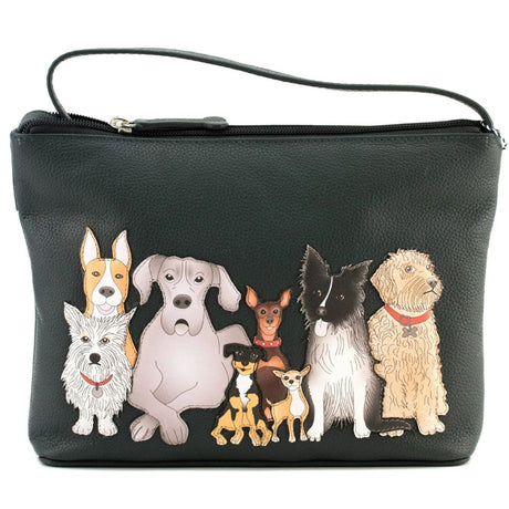 Mala Leather Black Kennel Crew Crossbody Bag - Old Railway Line Garden Centre