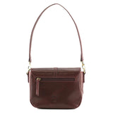 Mala Leather Bloomsbury Satchel Leather Bag - Burgundy