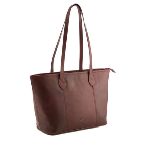 Mala Leather Bloomsbury Shopper Leather Bag - Burgundy