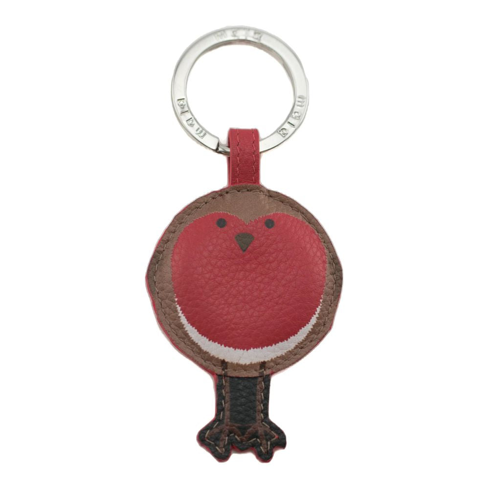 Mala Leather Bobbie Robin Keyring