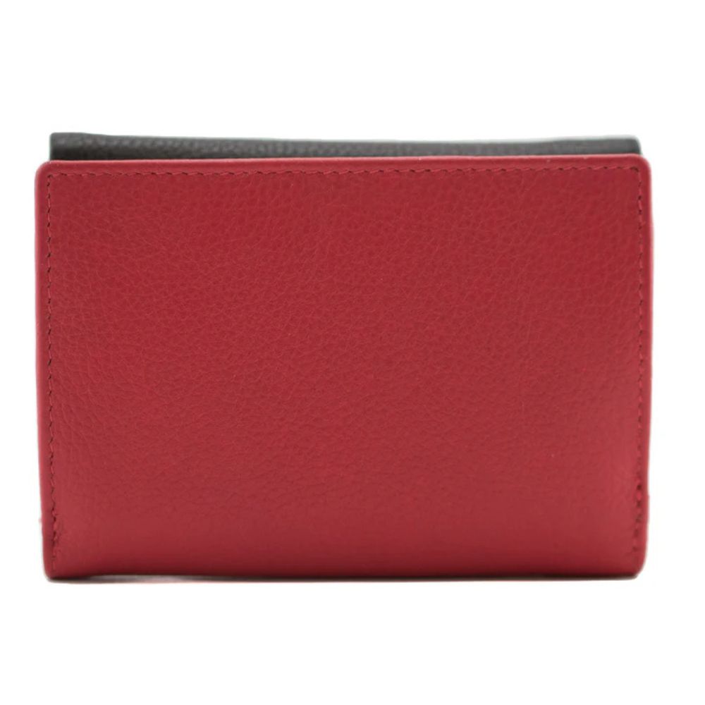 Mala Leather Bobbie Robin Tri fold Purse