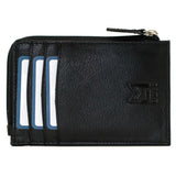Mala Leather Callum The Cow Coin & Card Purse - Black