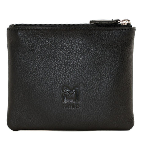 Mala Leather Callum The Cow Coin Purse - Black
