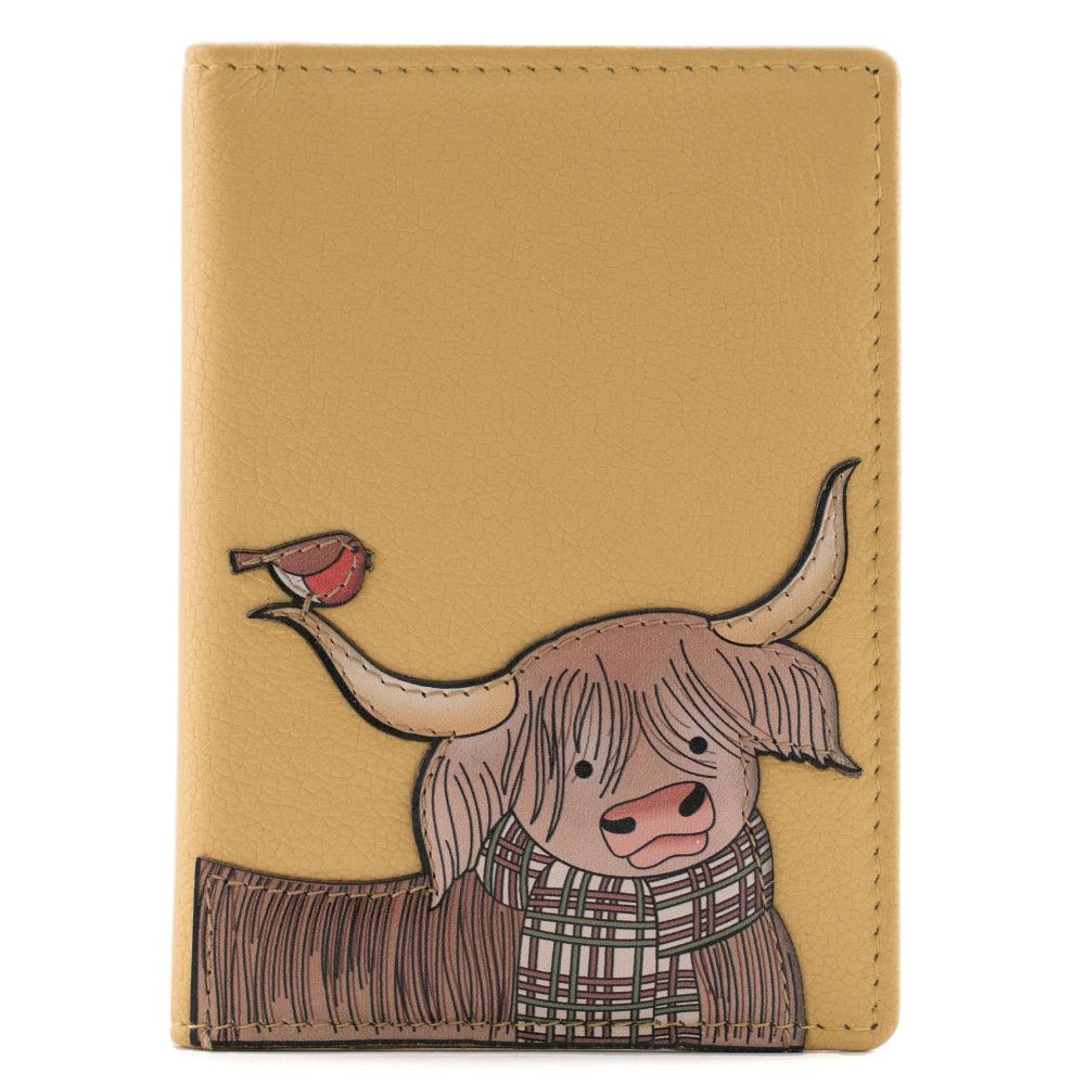 Mala Leather Callum the Cow ID/Card Holder