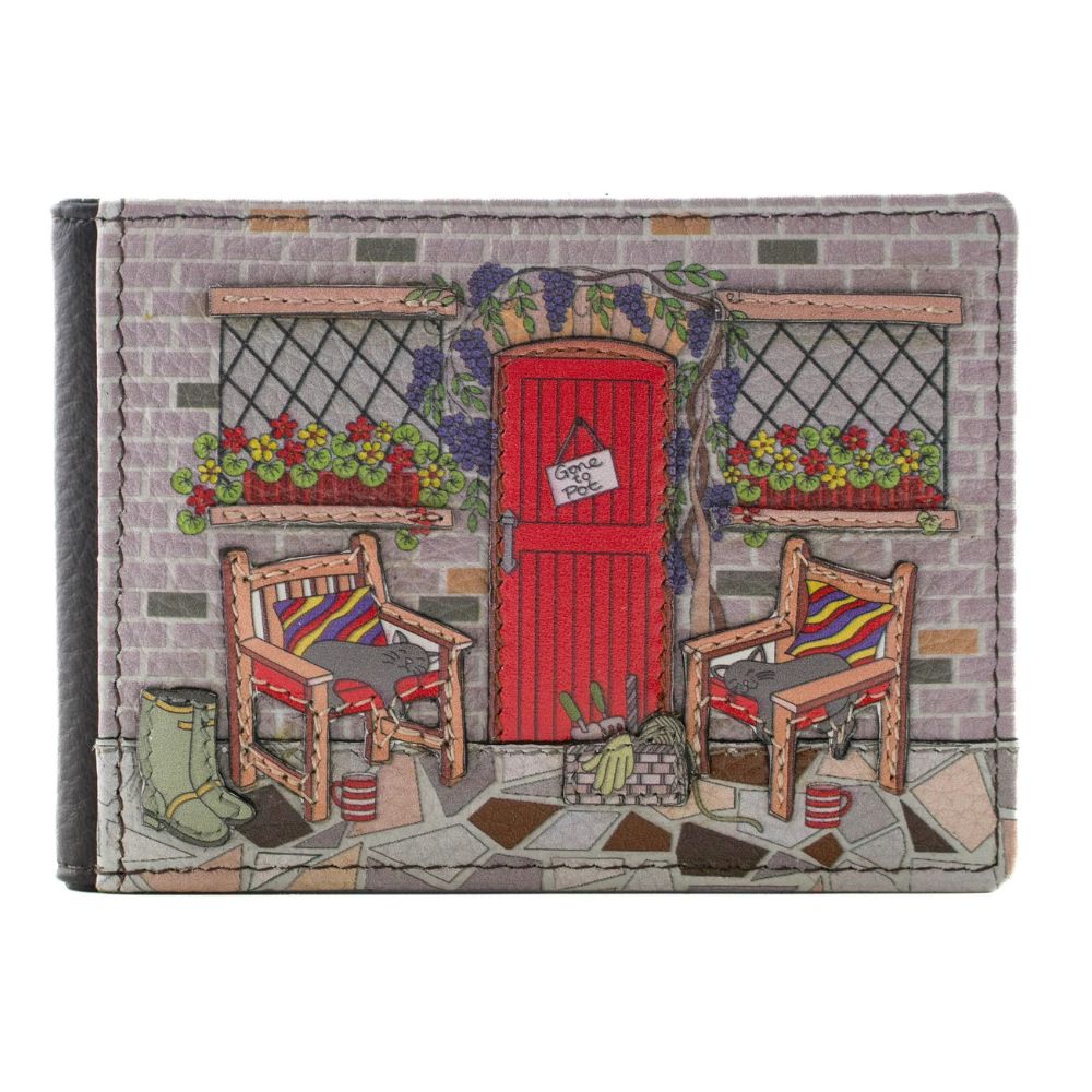 Mala Leather Gone to Pot Leather Card & ID Holder