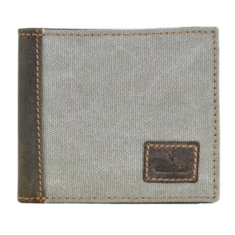 Mala Leather Grey Cactus Basic Wallet - Old Railway Line Garden Centre