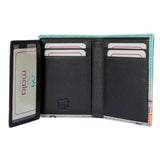 Mala Leather Kalmin Graffiti Printed Compact Wallet