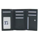 Mala Leather Kennel Crew Large Tri fold Purse