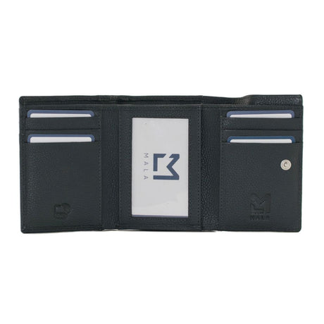 Mala Leather Kennel Crew Small Tri fold Purse