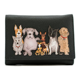 Mala Leather Kennel Crew Small Tri fold Purse
