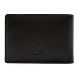 Mala Leather Midnight ID & Card Holder - Black