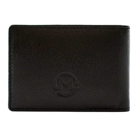 Mala Leather Midnight ID & Card Holder - Black