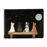 Mala Leather Midnight ID & Card Holder - Black
