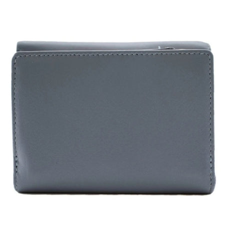 Mala Leather Midnight Tri Fold Purse - Denim