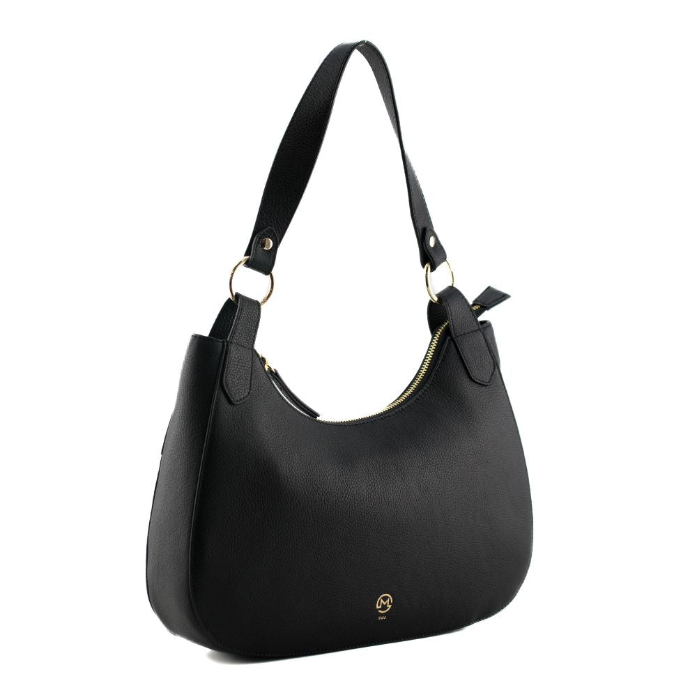 Mala Leather Monroe Leather Slouch Bag - Black