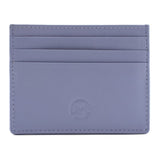 Mala Leather Origin Plain Leather Card Holder With Zip Pocket - Lilac