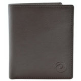 Mala Leather Origin Shirt Wallet with Coin - Brown