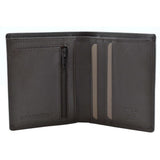 Mala Leather Origin Shirt Wallet with Coin - Brown