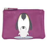 Mala Leather Pinky Penguin & Mum Coin Purse