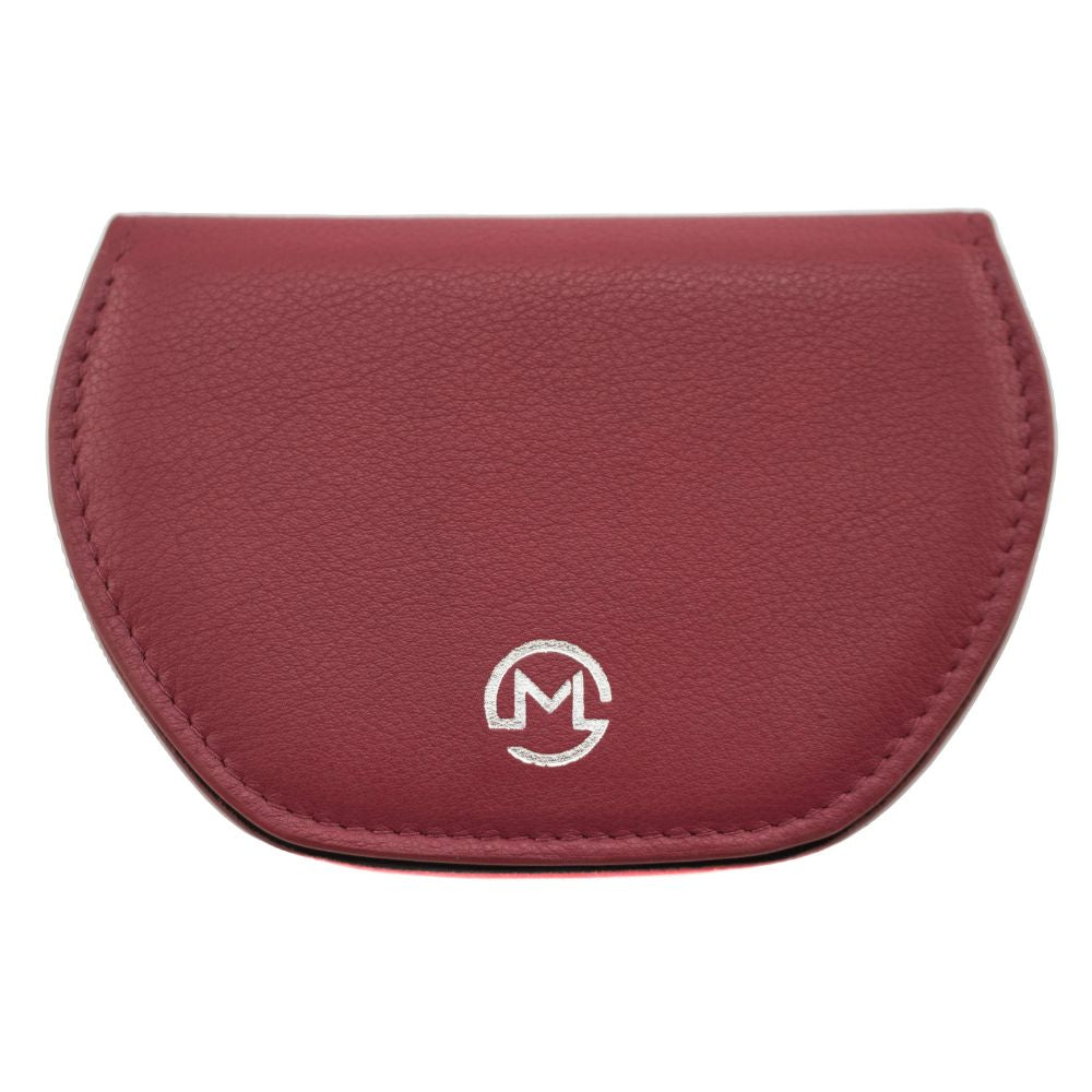 Mala Leather Mala Slim magnetic Glasses Case - Red