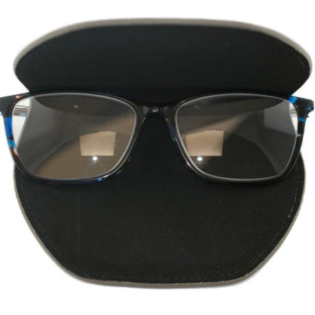 Mala Leather Mala Slim magnetic Glasses Case - Black