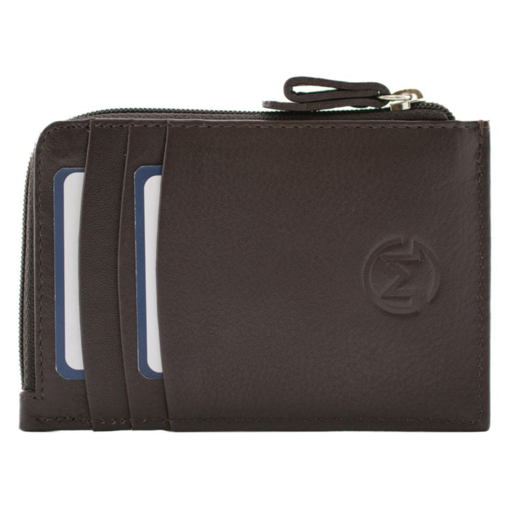 Mala Leather Stable Row Leather Coin & Card Purse - Brown