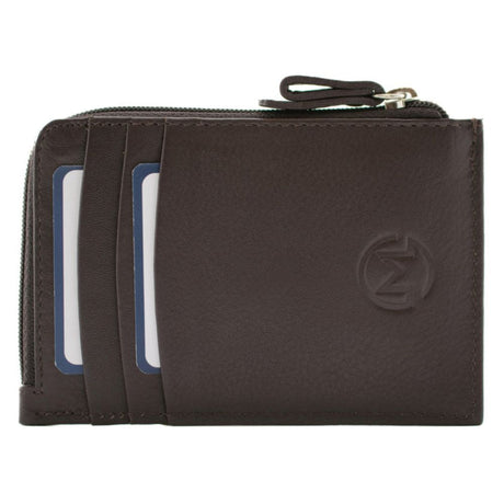 Mala Leather Stable Row Leather Coin & Card Purse - Brown