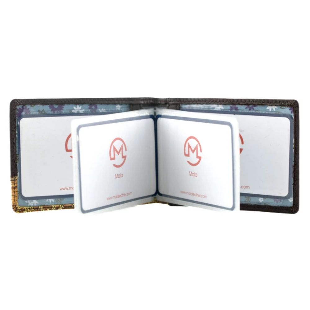 Mala Leather Stable Row Leather ID & Card Holder - Brown