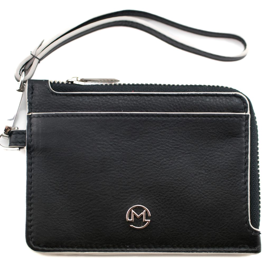 Mala Leather The Looplet Wrist Purse - Black