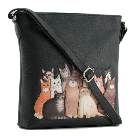 Mala Leather The Meowfia Leather Crossbody Bag