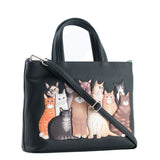 Mala Leather The Meowfia Leather Multi-way Grab Bag
