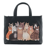 Mala Leather The Meowfia Leather Multi-way Grab Bag