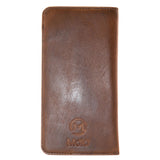 Mala Leather Wild Bloom Classic Tan Leather Glasses Case