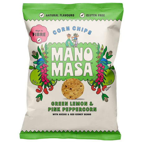 ManoMasa 160g Lemon & Pink Peppercorn Torilla Chips - Old Railway Line Garden Centre