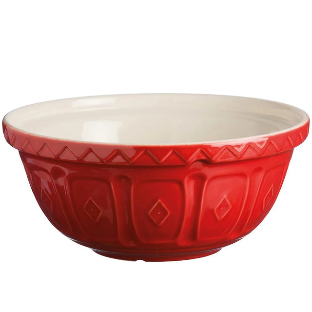Mason Cash 26cm Red Mixing Bowl - Old Railway Line Garden Centre
