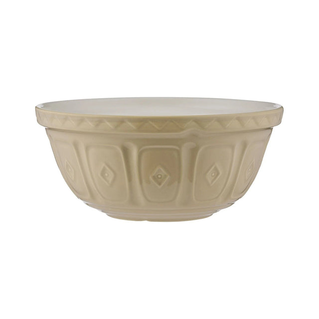 Mason Cash 29cm Stoneware Mixing Bowl - Beige - Old Railway Line Garden Centre