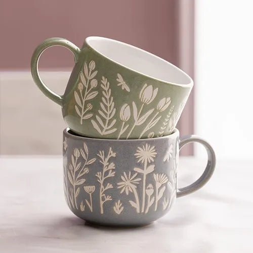 Mason Cash 400ml In The Meadow Blue Daisy Mug - Old Railway Line Garden Centre
