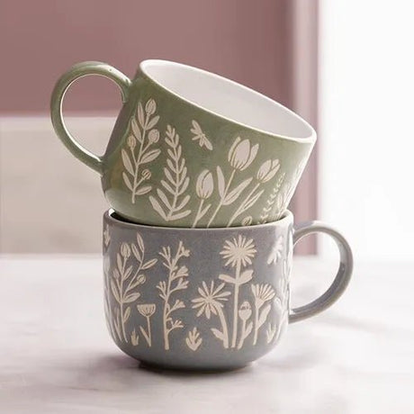 Mason Cash 400ml In The Meadow Blue Daisy Mug - Old Railway Line Garden Centre