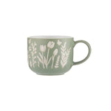 Mason Cash400ml In The Meadow Green Tulip Mug - Old Railway Line Garden Centre