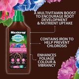 Maxicrop 1 Litre Seaweed Plus Sequestered Iron Plant Food