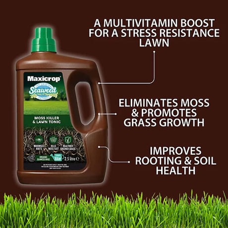 Maxicrop 2.5 Litres Moss Killer & Lawn Tonic