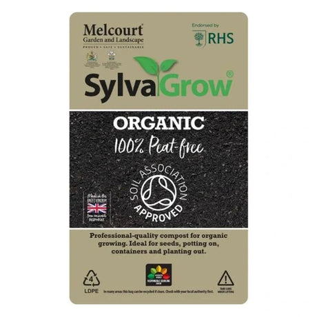 Melcourt 40L SylvaGrow Peat Free Organic Compost - Old Railway Line Garden Centre