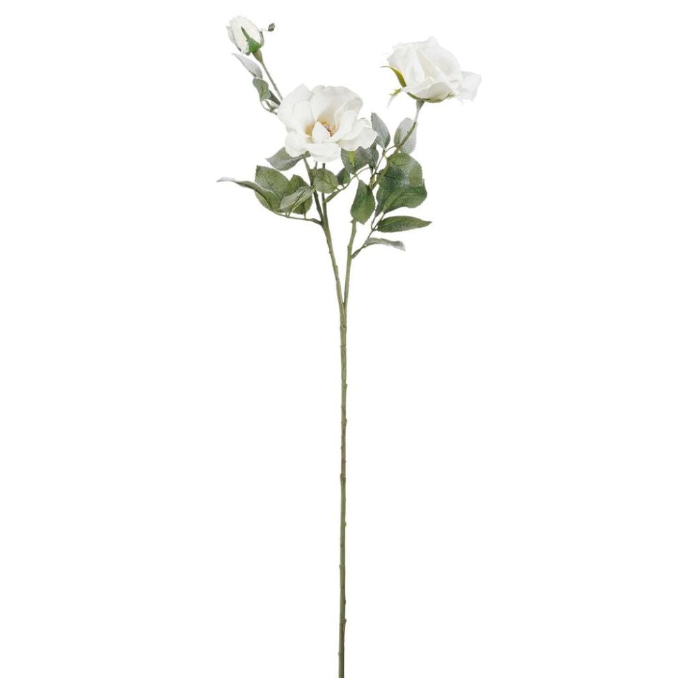 Mica 69cm Tea Rose White Artifical Stem
