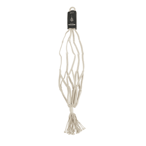 Mica Decoration 11cm Hanging Pot Holder Macrame - Old Railway Line Garden Centre