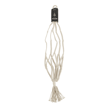 Mica Decoration 11cm Hanging Pot Holder Macrame - Old Railway Line Garden Centre
